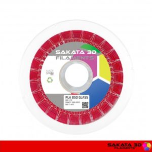 filament PLA 3D850 GLASS Rouge